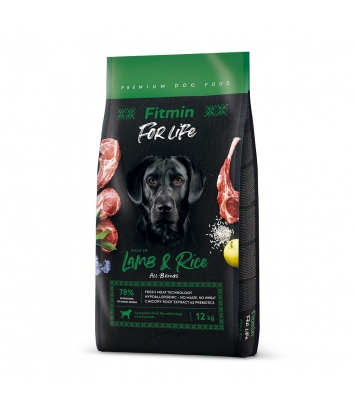 Fitmin For Life Adult Lamb & Rice 12kg