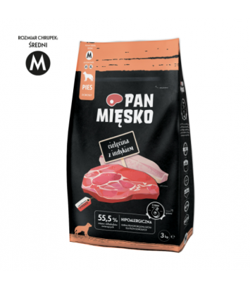 Pan Mięsko Cielęcina z indykiem M 3kg