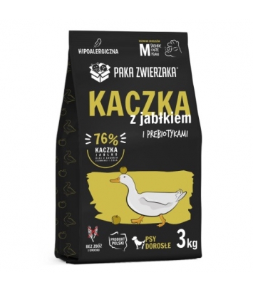 Paka Zwierzaka Kaczka z jabłkiem M 3kg