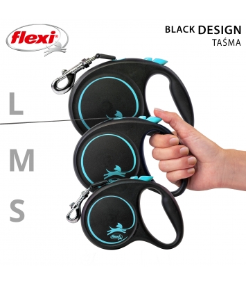 Flexi Black Design M 5m taśma
