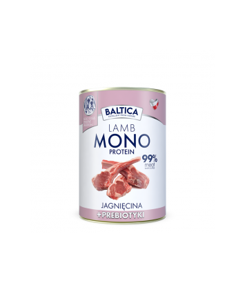 Baltica Mono Jagnięcina z prebiotykami 400g