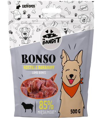 Mr. Bandit Bonso Kostki z baraniny 500g