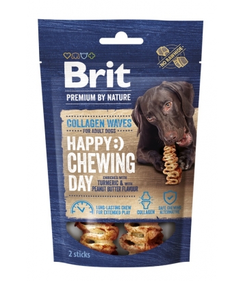 Brit Premium Dog Collagen Chews Waves 2szt.