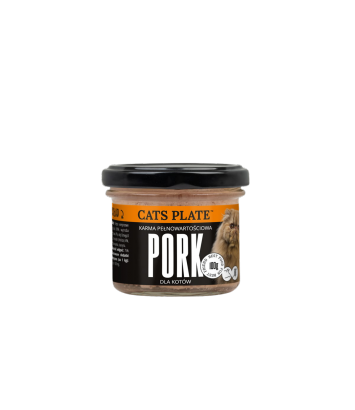 Cats Plate Pork 100g