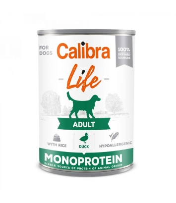 Calibra Dog Life Adult Duck with rice 400g
