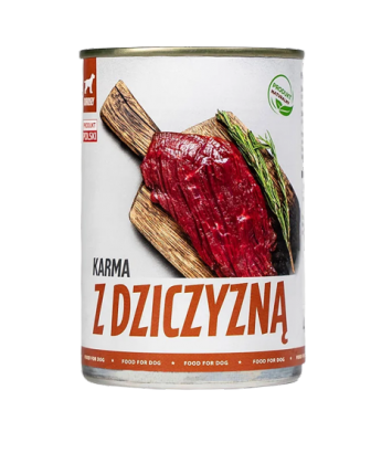 Tuf-Tuf Karma z dziczyzną 400g