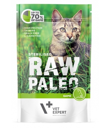 Raw Paleo Cat Sterilised Game 100g