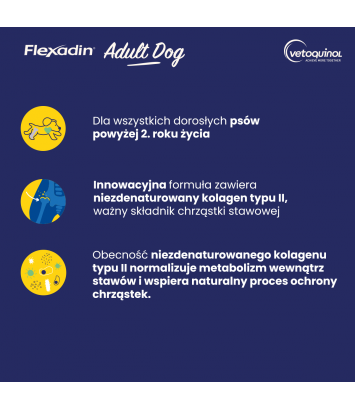 Flexadin Adult Dog 60 kęsów