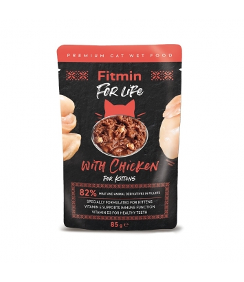 Fitmin For Life Cat Kitten Chicken 85g