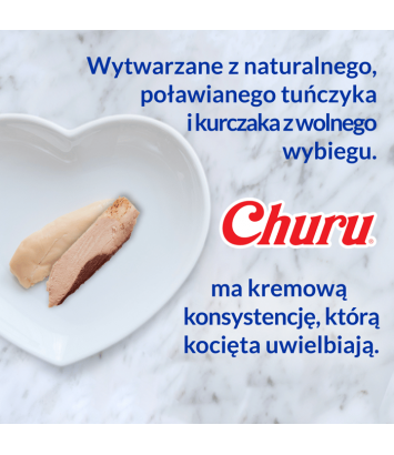 Churu Cat Hairball Tuna 4x14g