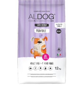 Aldog Medium Pork & Rice 12kg