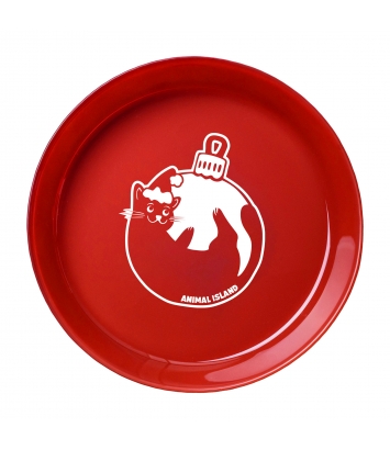 Animal Island świąteczny talerzyk dla kota 17cm
