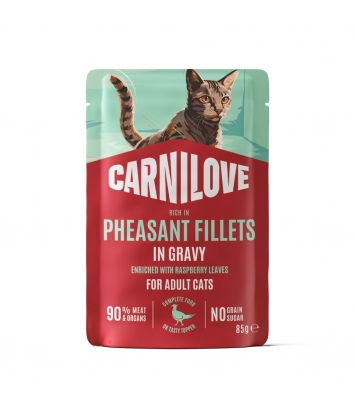 Carnilove Cat saszetka 85g sos Adult Bażant
