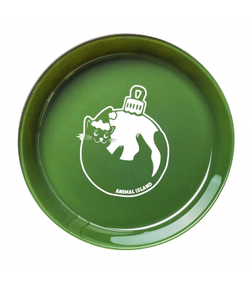 Animal Island świąteczny talerzyk dla kota 17cm