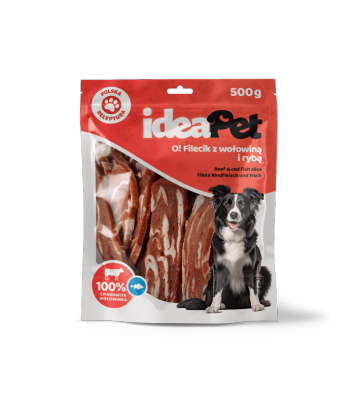 Filecik z wołowiną i rybą 500g