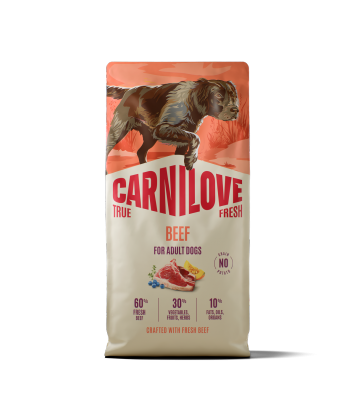 Carnilove Dog 12 kg True Fresh Adult  Beef