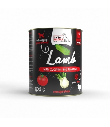 Syta Micha Jagnięcina z cukinią i pomidorami 800g