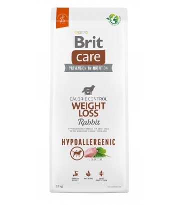 Brit Care Dog Hypoallergenic Weight Loss Rabbit 12kg