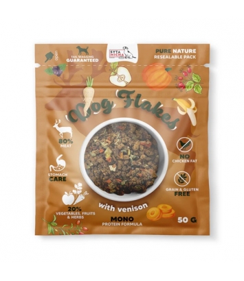 Syta Micha Dog flakes with venision 50g
