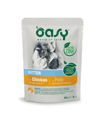 Oasy Kitten Chicken 85g