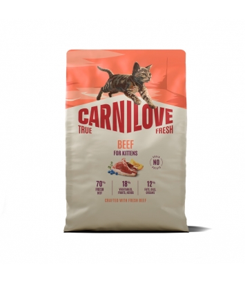 Carnilove Cat 2kg True Fresh Kitten Beef