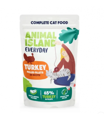 Animal Island Cat Everyday Turkey/ White fish 4x85g