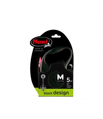 Flexi Black Design M 5m linka