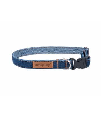 Obroża regulowana Amiplay Denim L