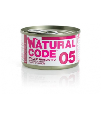 Natural Code Cat 05 Chicken and ham 85g