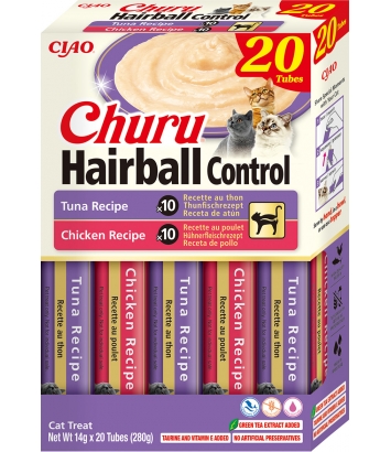 Inaba Cat Churu Hairball Variety 20x14 g