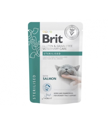 Brit Veterinary Diets Cat GF Sterilised 85g