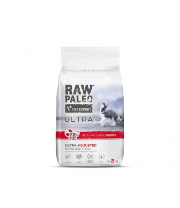 Raw Paleo Ultra Medium & Large Puppy Beef 2kg