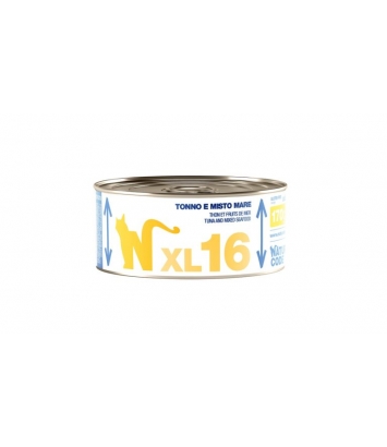 Natural Code Cat XL16 Tuna and mixed seafood 170g