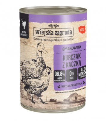 Wiejska Zagroda Kurczak z Kaczką 400g