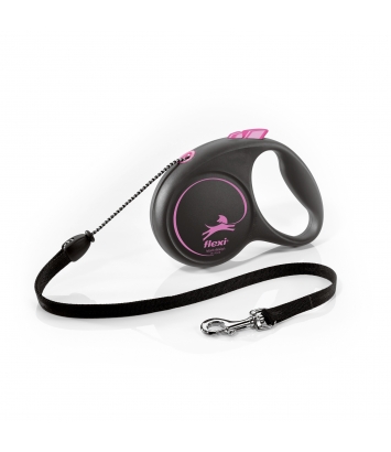 Flexi Black Design M 5m linka
