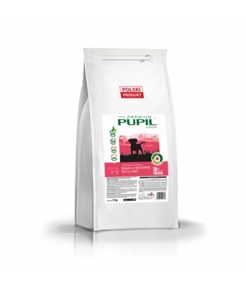 PUPIL Premium Junior M&L Bogata w Wołowinę 3kg