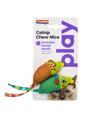 Petstages Catnip Chew Mice 2szt