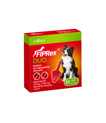 Krople FIPRex Duo M (10-20kg) 1 sztuka