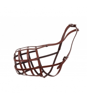 Kaganiec skórzany nitowany 37 Dog Niemiecki