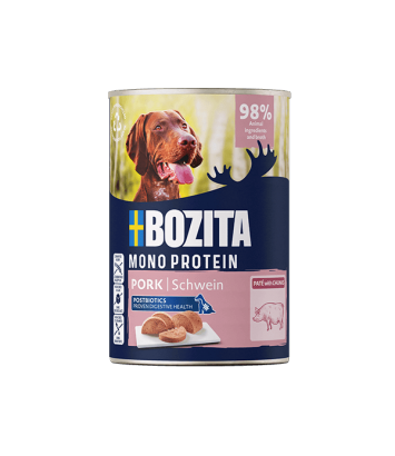 Bozita Dog Monoprotein Pate Pork 400g