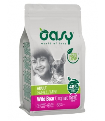 Oasy One Protein Adult Small/Mini Wild Boar 800g