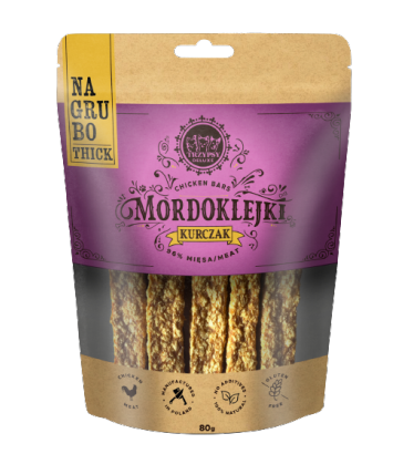 Mordoklejki na grubo Kurczak 80g