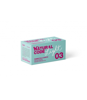 Natural Code Cat Light 03 Tuna and carrots 4x70g