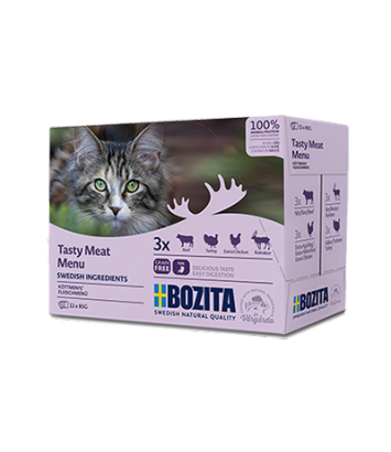 Bozita Saszetki z mięsem Multibox 12x85g