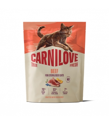 Carnilove Cat 400g True Fresh Adult Sterylised Beef