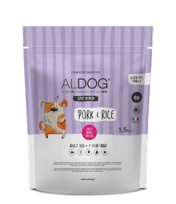 Aldog Mini Pork & Rice 1,5kg