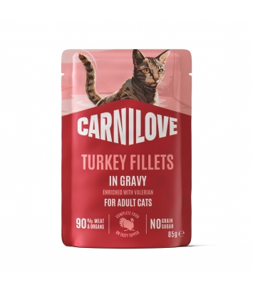 Carnilove Cat saszetka 85g sos Adult Indyk