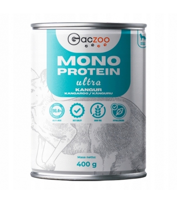 Gaczoo Mono Protein Ultra Light Kangur 400g