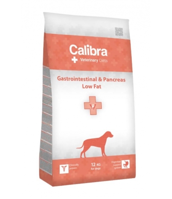 Calibra Dog VET Gastro & Pancreas Low Fat 12kg