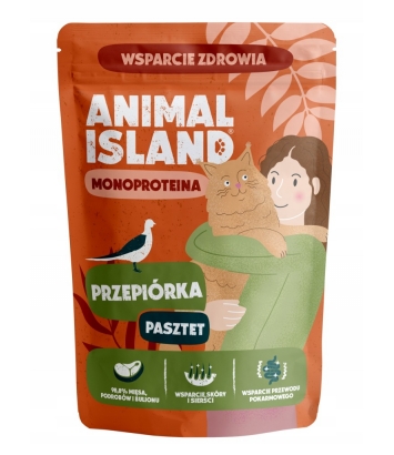 Animal Island Mono Przepiórka 100g